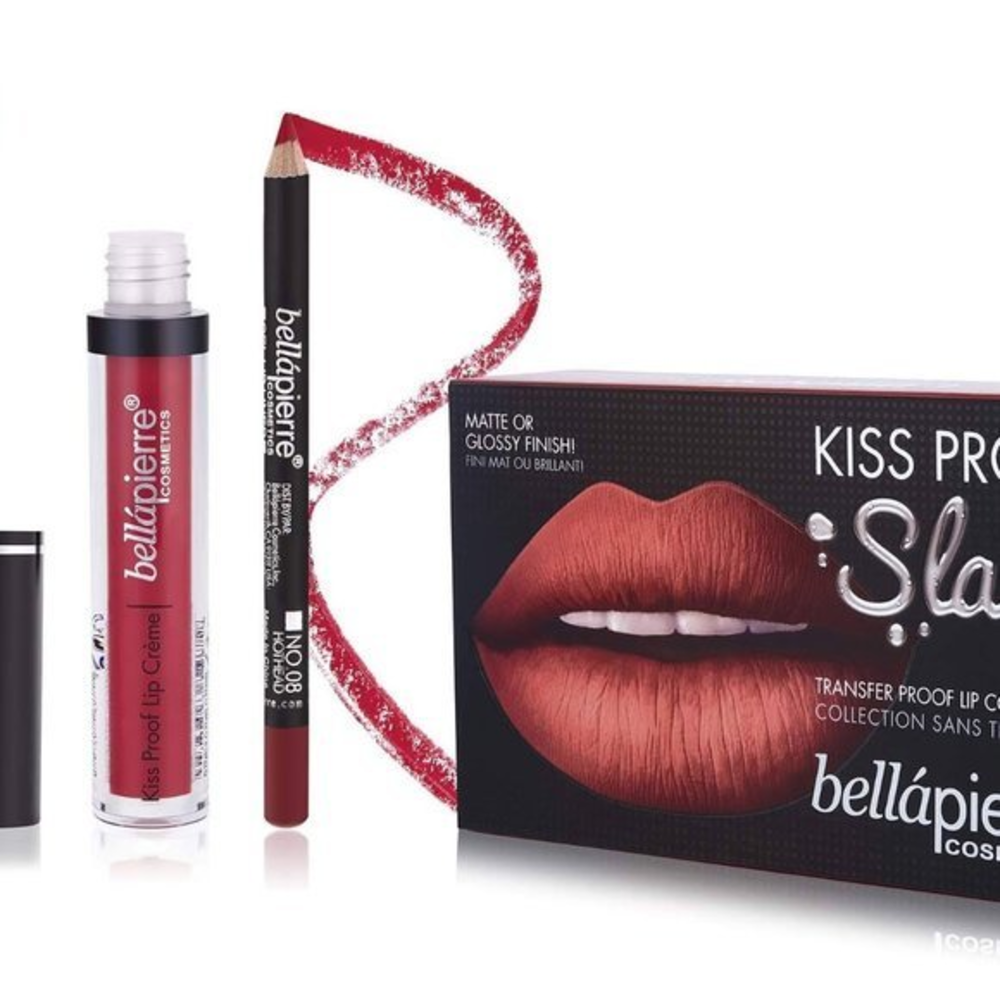NWB BELLAPIERRE Kiss‎ Proof Slay Liquid Lipstick Set (3 Piece)
